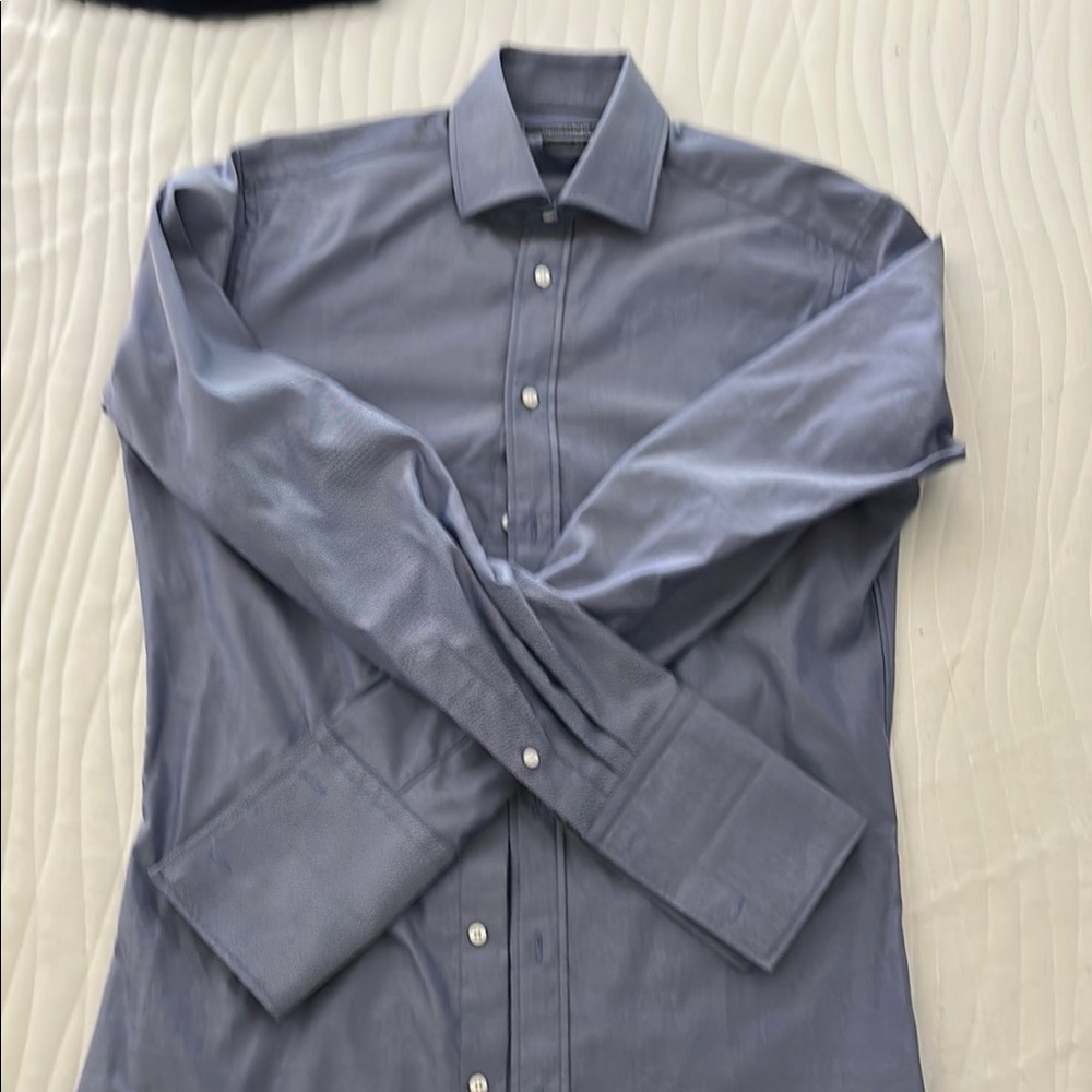 Elegant Blue Dress Shirt